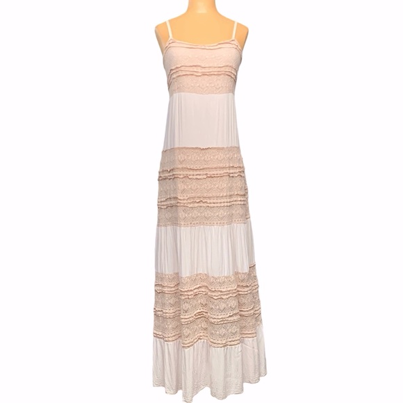 Dresses & Skirts - Scandal Italy, Cotton/ Viscose, Lace Bohemian Maxi Dress
